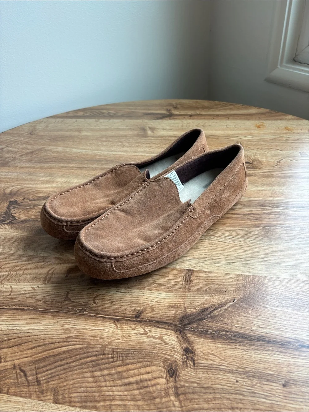 Men's Brown Suede Slip-On Loafers (A-7)